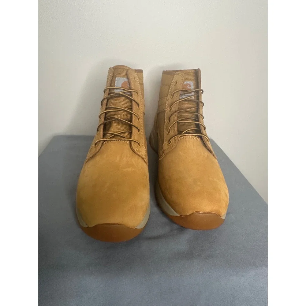 Carhartt Force 5 Inch Lightweight Sneaker Boots Tan Mens 12 FA5017-M EH Soft Toe